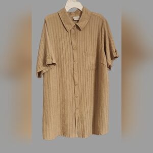 Dressy tan shirt
